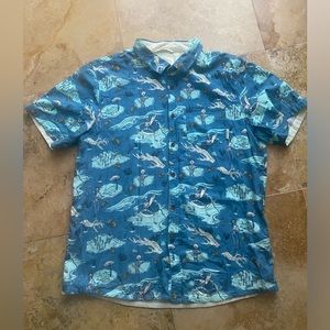 Levitate • Shrooms and skeletons festival button down shirt